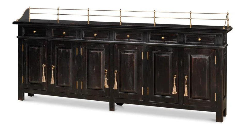 Covent Gardens Sideboard Ebony Sideboards LOOMLAN By Sarreid