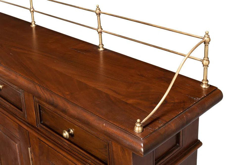 Covent Gardens Sideboard Walnut Sideboards LOOMLAN By Sarreid