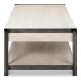 Covet Cocktail Coffee Table With Drawers and Storage Shelf Coffee Tables LOOMLAN By Sarreid