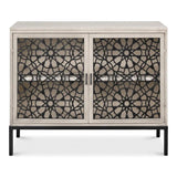 Covet Door Two Tone Accent Cabinet Accent Cabinets LOOMLAN By Sarreid