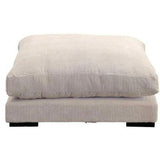 Cream Corduroy Couch Down Filled Modular Ottoman Modular Components LOOMLAN By Moe's Home