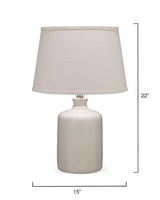 Cream Glass Cream Milk Jug Table Lamp Table Lamps LOOMLAN By Jamie Young