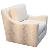 Cream Swivel Club Chair Sophie Zion Hot & Bae Porcelain Club Chairs LOOMLAN By Peninsula Home