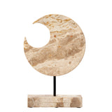 Crescent Marble Stand Statues & Sculptures LOOMLAN By Jamie Young