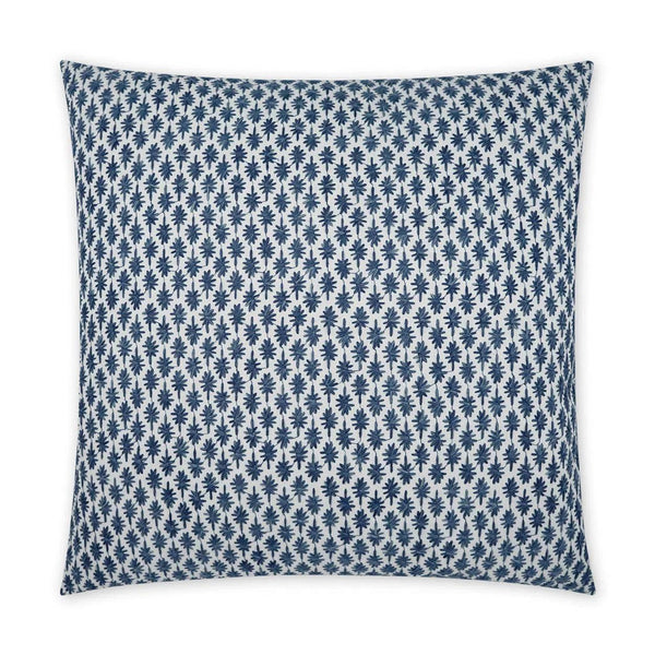 Crest Haven Beach Global Blue Large Throw Pillow With Insert Throw Pillows LOOMLAN By D.V. Kap