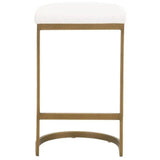 Cresta Counter Stool LiveSmart Peyton-Pearl Brushed Gold Counter Stools LOOMLAN By Essentials For Living