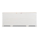 Crested Wall Cabinet Antiqued White Sideboard Sideboards LOOMLAN By Sarreid