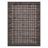 Cria Lines Dk.Brown Area Rugs For Living Room Area Rugs LOOMLAN By LOOMLAN