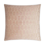 Crisanta Blush Pink Throw Pillow With Insert Throw Pillows LOOMLAN By D.V. Kap