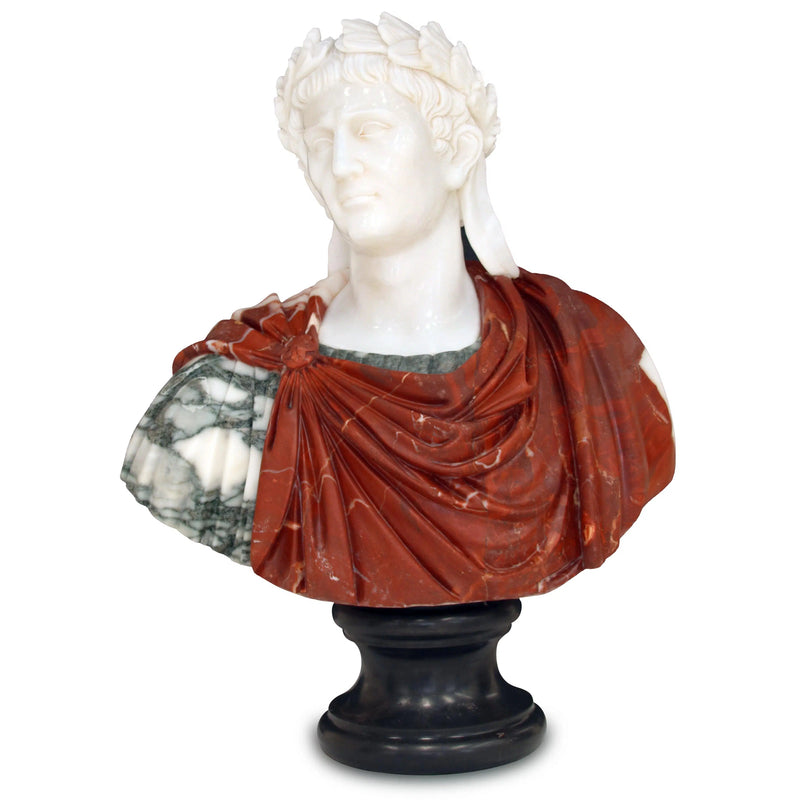 Cristos Marble Bust Sculpture Statues & Sculptures LOOMLAN By Currey & Co