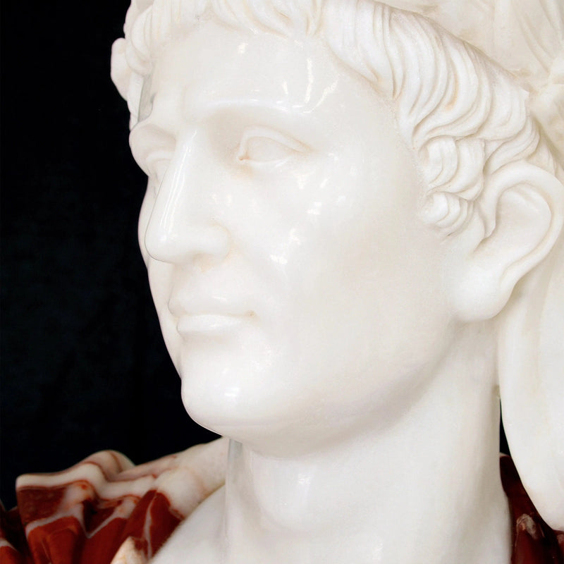 Cristos Marble Bust Sculpture Statues & Sculptures LOOMLAN By Currey & Co