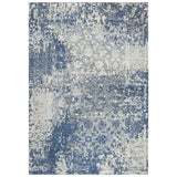 Cron Floral Blue Large Area Rugs For Living Room Area Rugs LOOMLAN By LOOMLAN