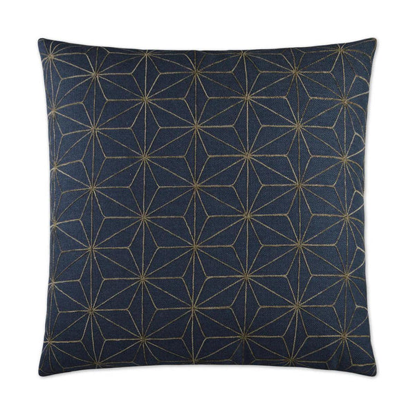 Crosby Navy Blue Throw Pillow With Insert Throw Pillows LOOMLAN By D.V. Kap