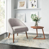 Cruise Accent Chair Gray Accent Chairs LOOMLAN By Zuo Modern