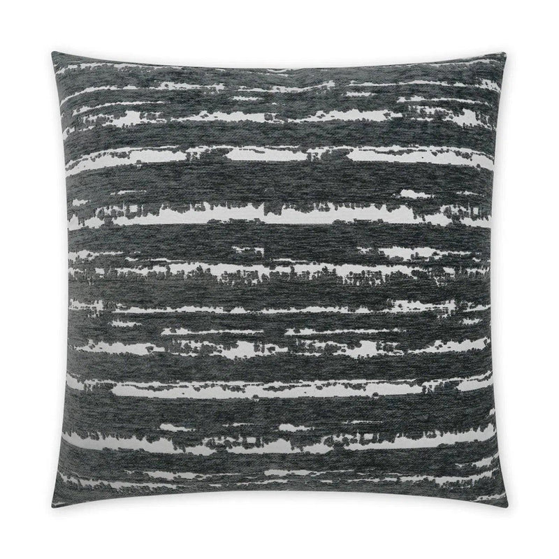 Cruz Charcoal Grey Throw Pillow With Insert Throw Pillows LOOMLAN By D.V. Kap