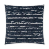 Cruz Navy Blue Throw Pillow With Insert Throw Pillows LOOMLAN By D.V. Kap