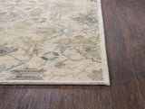 Crwt Floral Light Beige Large Area Rugs For Living Room Area Rugs LOOMLAN By LOOMLAN