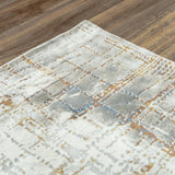 Ctge Abstract Ivory Area Rugs For Living Room Area Rugs LOOMLAN By LOOMLAN