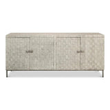 Cubist Four Door Sideboard Buffet for Dining Room Sideboards LOOMLAN By Sarreid