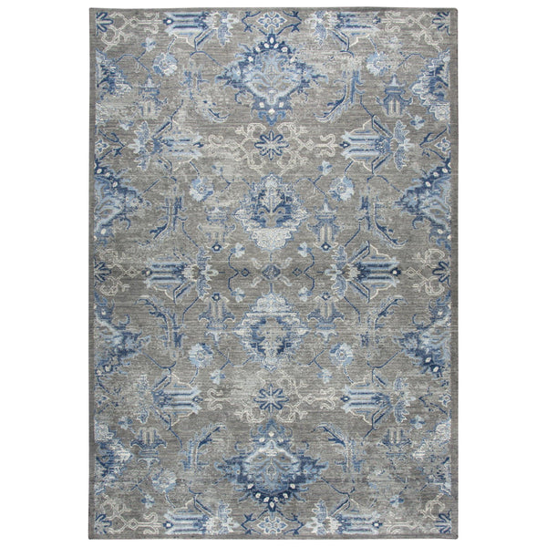 Cuca Floral Gray Large Area Rugs For Living Room Area Rugs LOOMLAN By LOOMLAN