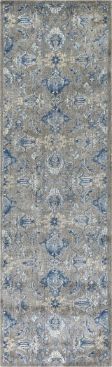 Cuca Floral Gray Large Area Rugs For Living Room Area Rugs LOOMLAN By LOOMLAN