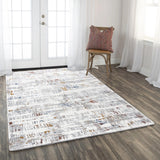 Cuck Abstract Ivory Area Rugs For Living Room Area Rugs LOOMLAN By LOOMLAN