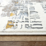 Cuck Abstract Ivory Area Rugs For Living Room Area Rugs LOOMLAN By LOOMLAN