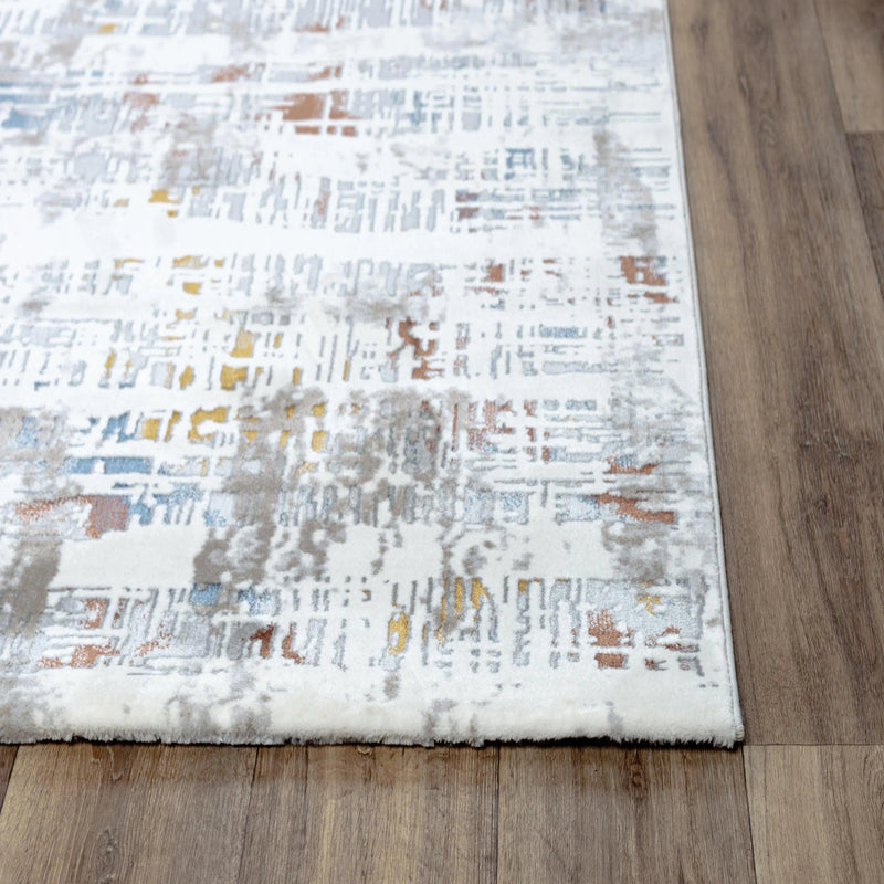 Cuck Abstract Ivory Area Rugs For Living Room Area Rugs LOOMLAN By LOOMLAN