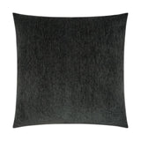 Cuddle Charcoal Black Throw Pillow With Insert Throw Pillows LOOMLAN By D.V. Kap