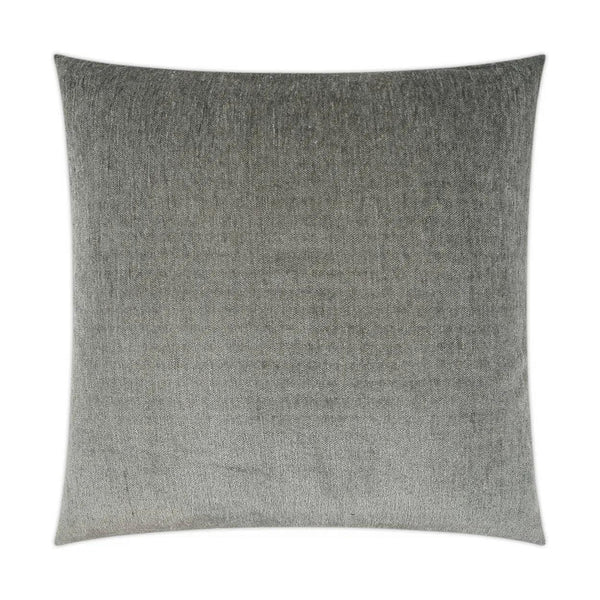 Cuddle Grey Solid Grey Large Throw Pillow With Insert Throw Pillows LOOMLAN By D.V. Kap
