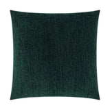 Cuddle Hunter Solid Green Large Throw Pillow With Insert Throw Pillows LOOMLAN By D.V. Kap