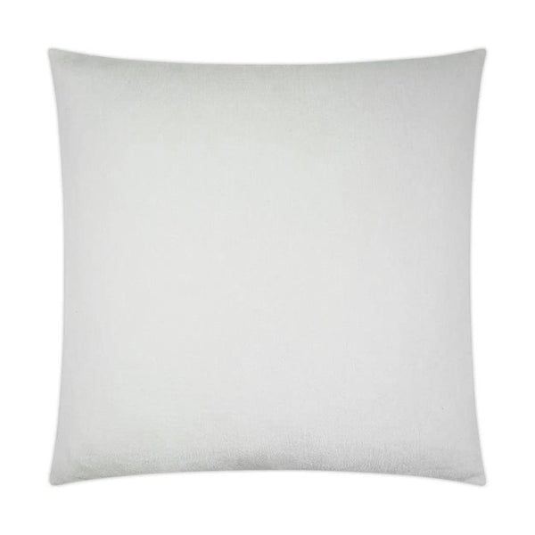 Cuddle White Solid White Large Throw Pillow With Insert Throw Pillows LOOMLAN By D.V. Kap