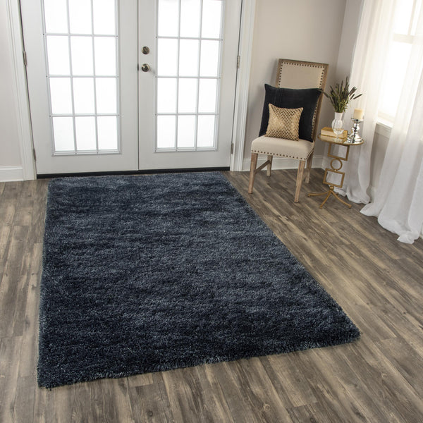 Cudi Solid Charcoal Area Rugs For Living Room Area Rugs LOOMLAN By LOOMLAN