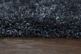 Cudi Solid Charcoal Area Rugs For Living Room Area Rugs LOOMLAN By LOOMLAN