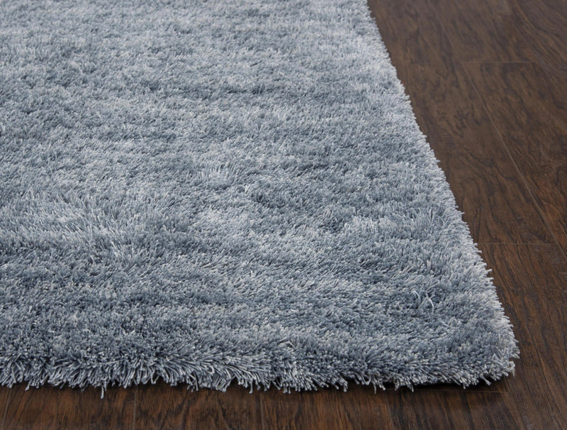 Cues Solid Blue Area Rugs For Living Room Area Rugs LOOMLAN By LOOMLAN