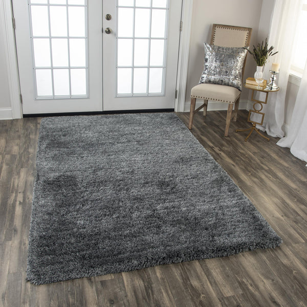 Cuic Solid Gray Area Rugs For Living Room Area Rugs LOOMLAN By LOOMLAN
