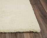 Cuit Solid Ivory Area Rugs For Living Room Area Rugs LOOMLAN By LOOMLAN