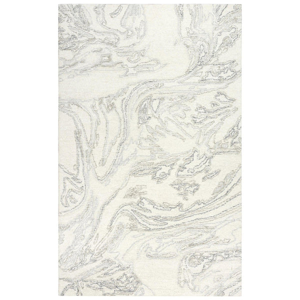 Cull Abstract Ivory Area Rugs For Living Room Area Rugs LOOMLAN By LOOMLAN