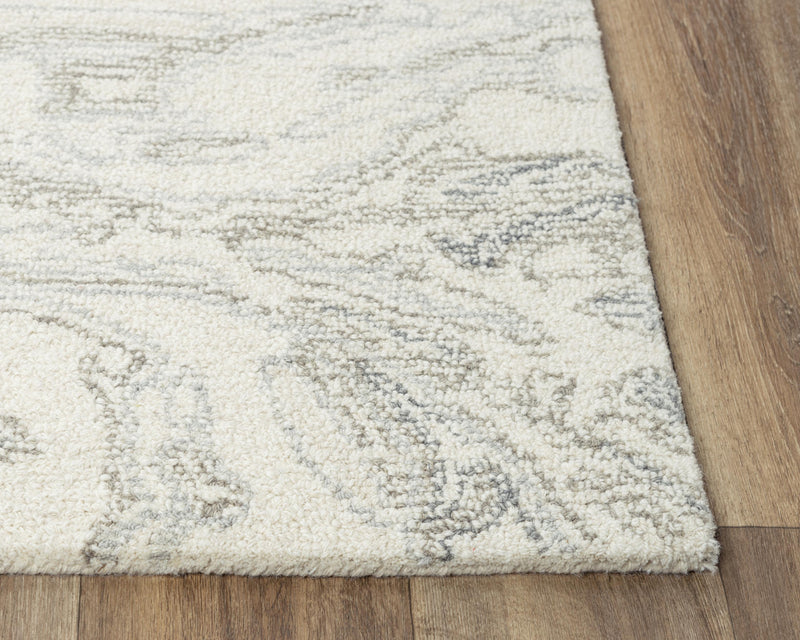Cull Abstract Ivory Area Rugs For Living Room Area Rugs LOOMLAN By LOOMLAN