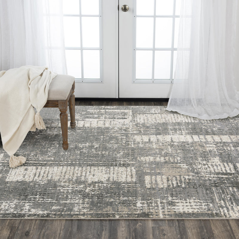Cult Abstract Gray Large Area Rugs For Living Room Area Rugs LOOMLAN By LOOMLAN