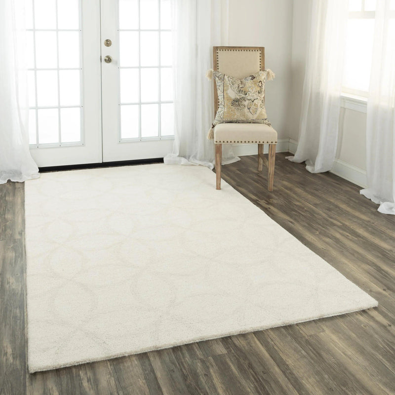 Cumb Geometric Ivory Area Rugs For Living Room Area Rugs LOOMLAN By LOOMLAN