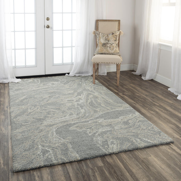 Cumm Abstract Gray Area Rugs For Living Room Area Rugs LOOMLAN By LOOMLAN