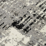 Cund Abstract Gray Large Area Rugs For Living Room Area Rugs LOOMLAN By LOOMLAN