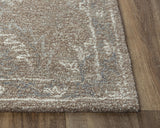 Cung Floral Brown Area Rugs For Living Room Area Rugs LOOMLAN By LOOMLAN