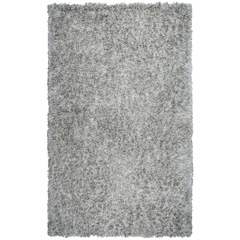 Cupe Light Gray Round Area Rug Area Rugs LOOMLAN By LOOMLAN