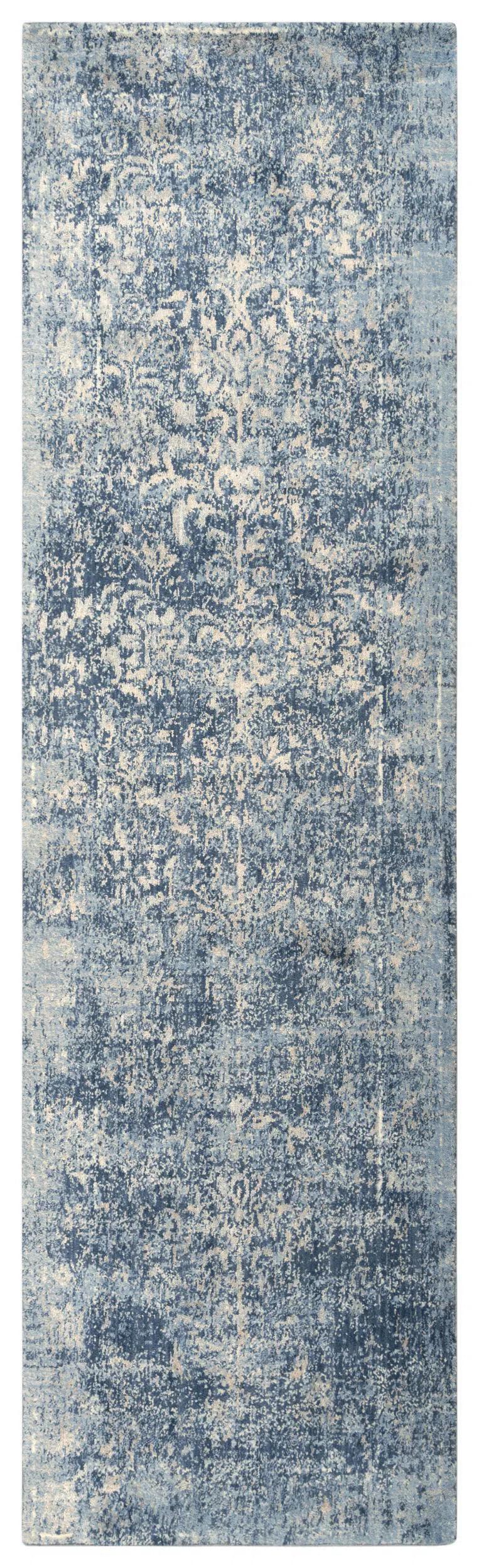 Curn Floral Blue Large Area Rugs For Living Room Area Rugs LOOMLAN By LOOMLAN