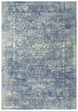 Curn Floral Blue Large Area Rugs For Living Room Area Rugs LOOMLAN By LOOMLAN