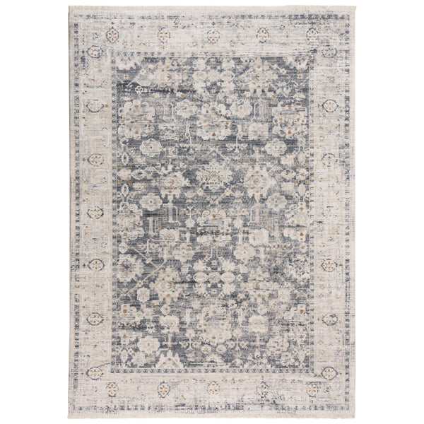 Cury Floral Ivory Area Rugs For Living Room Area Rugs LOOMLAN By LOOMLAN