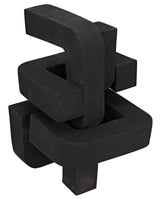 Curz Fiber Cement Black Sculpture Statues & Sculptures LOOMLAN By Noir