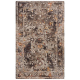 Cute Distressed Floral Brown/ Beige Large Area Rugs For Living Room Area Rugs LOOMLAN By LOOMLAN